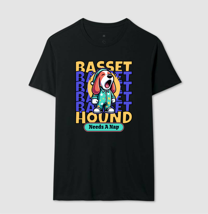 Camiseta Basset Hound Needs a Nap