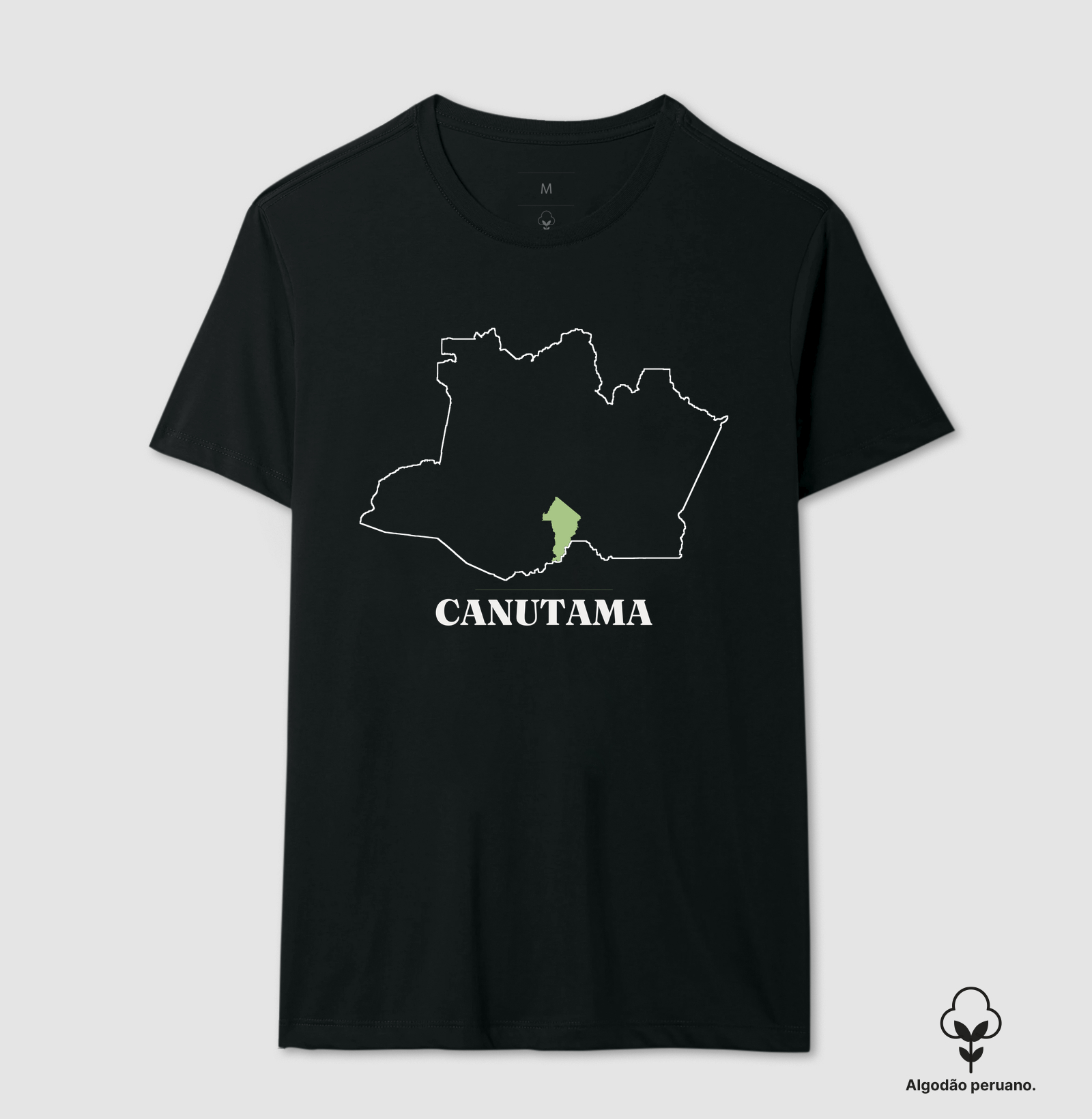 Canutama | Traço AM - Camiseta Algodão Peruano