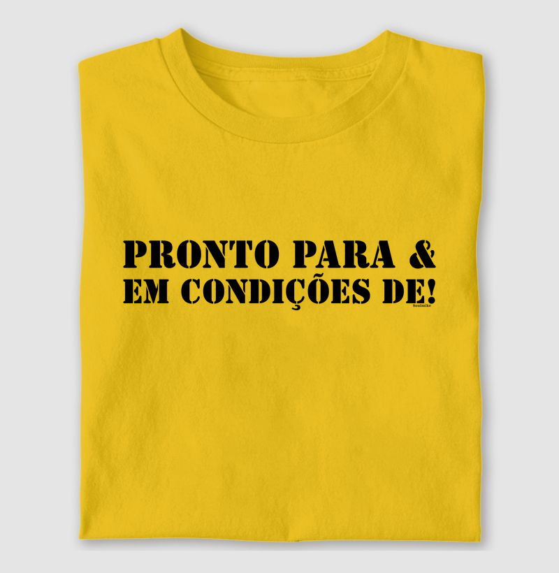 Pronto para I!
