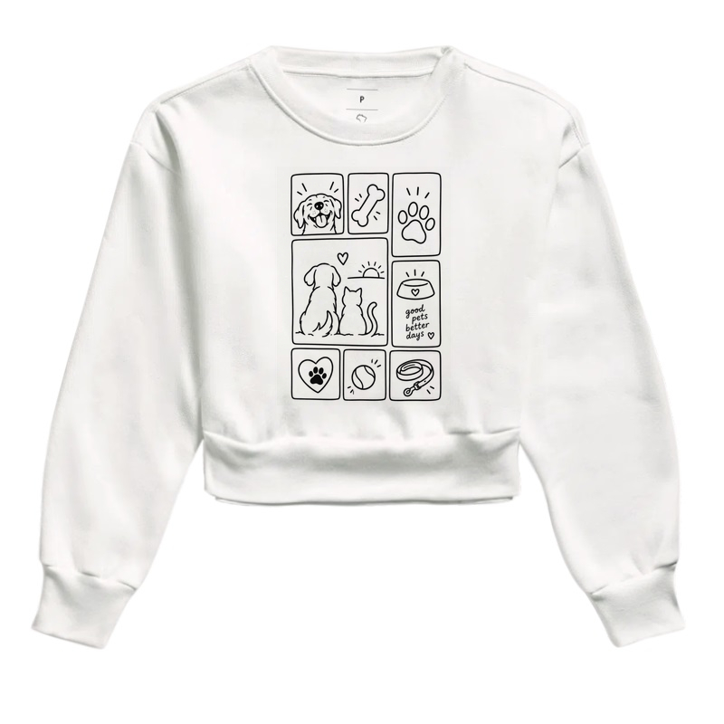 Bons Pets, Dias Melhores - Cropped Moletom