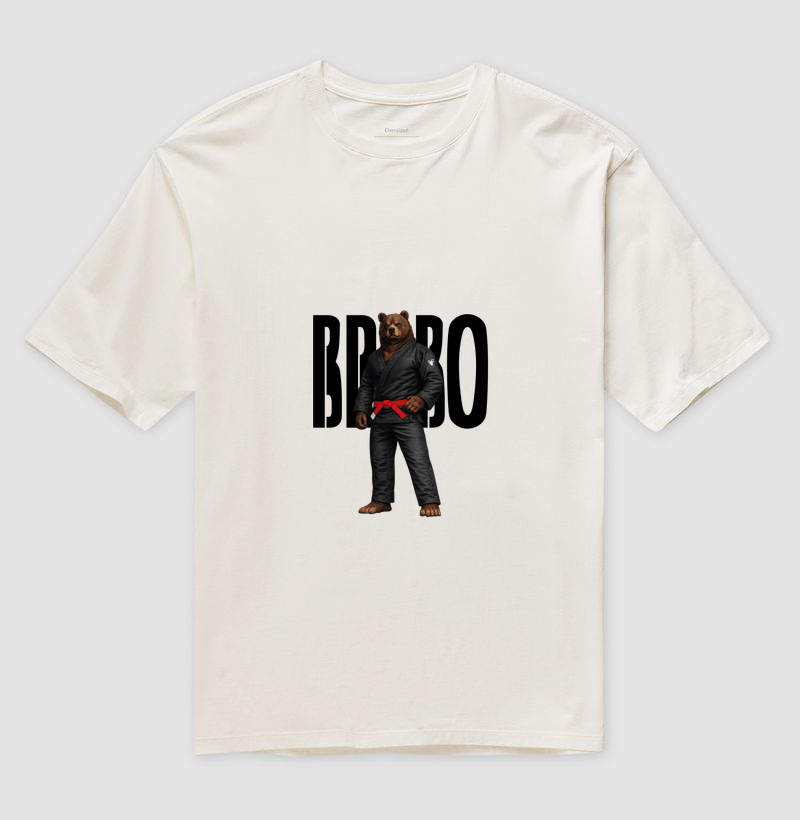 Camiseta Oversized Brabo Zebra X Urso
