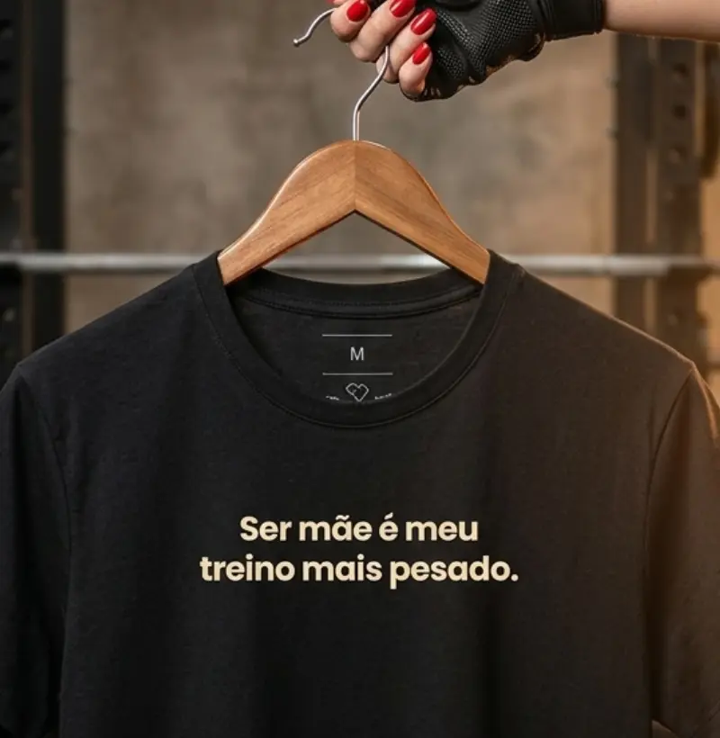Ser mãe é meu treino mais pesado