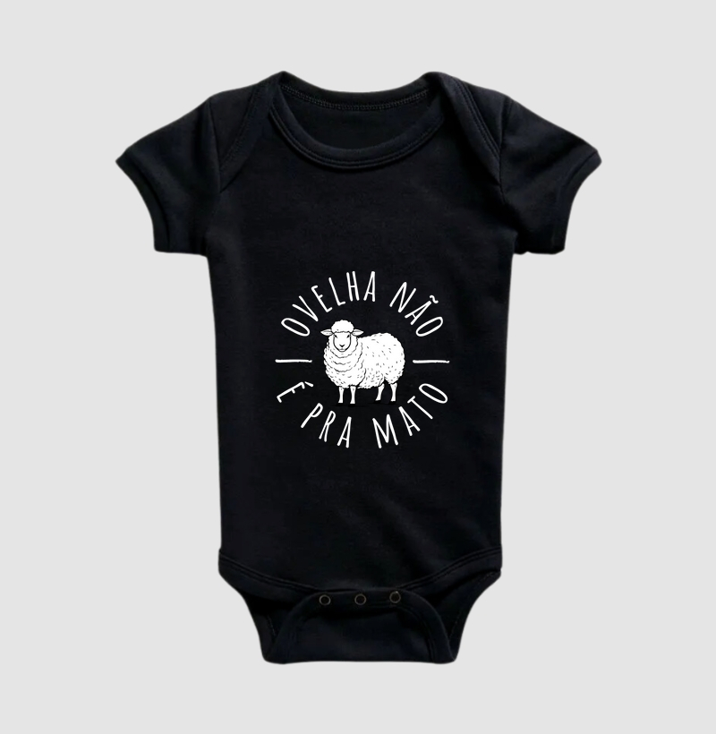 Body Infantil Ovelha não é pra mato mini