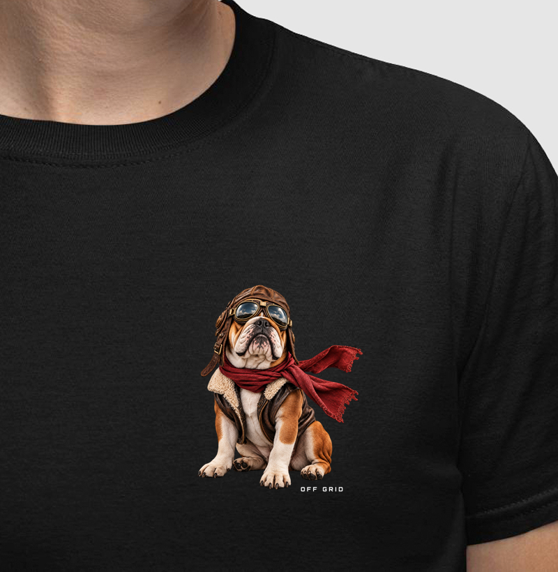 Buldog Aviador - Camiseta