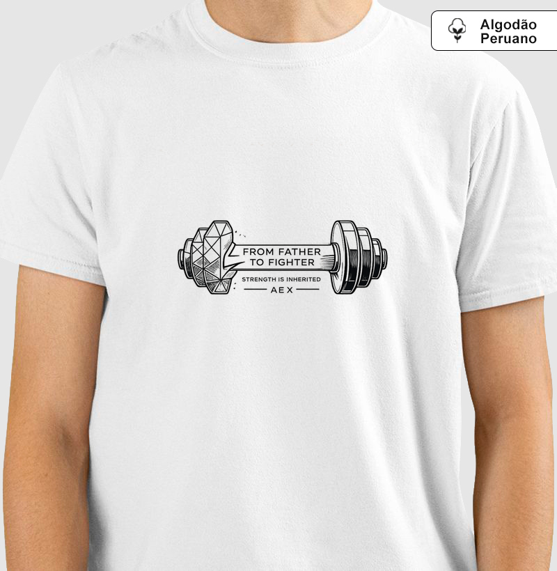T-shirt Peruano From Father To Fighter