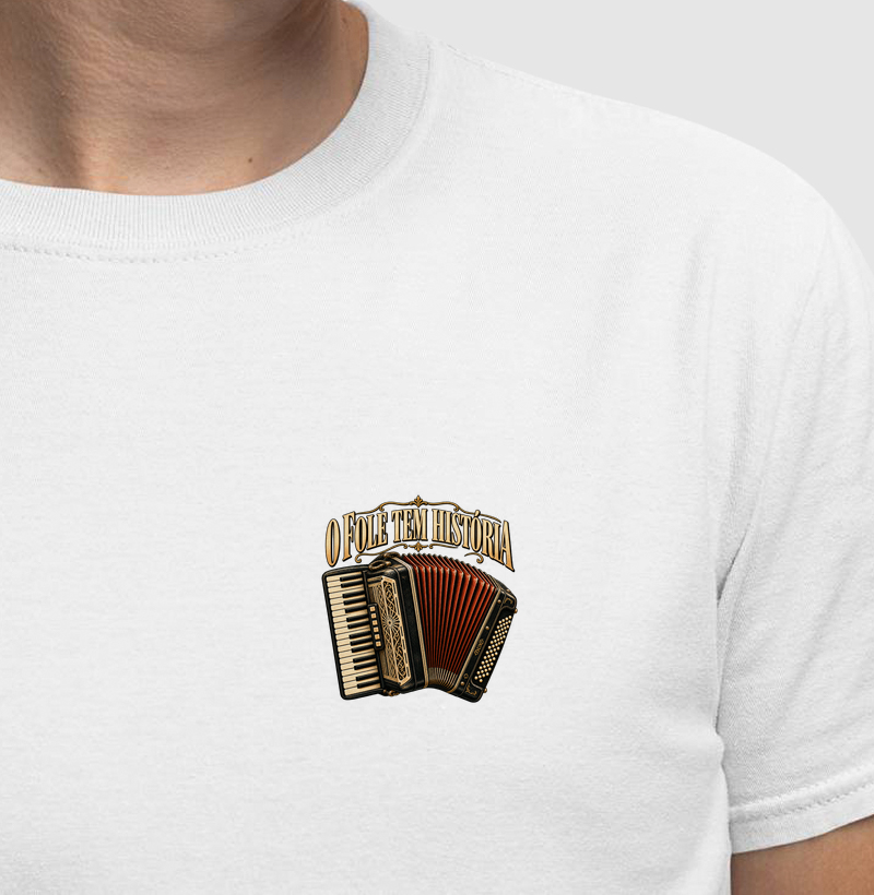O fole tem história - Camiseta