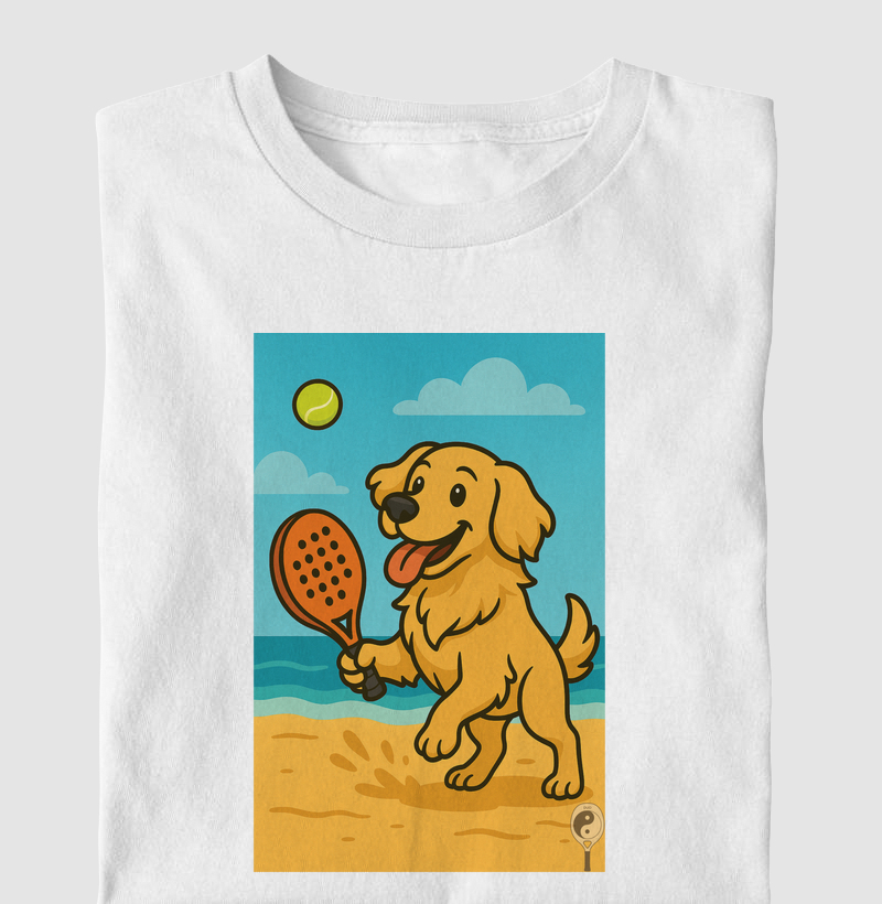 Golden Retriever Beach Tennis