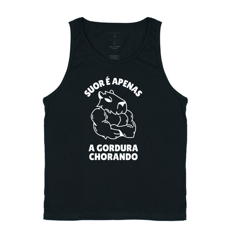 Suor é apenas a gordura chorando