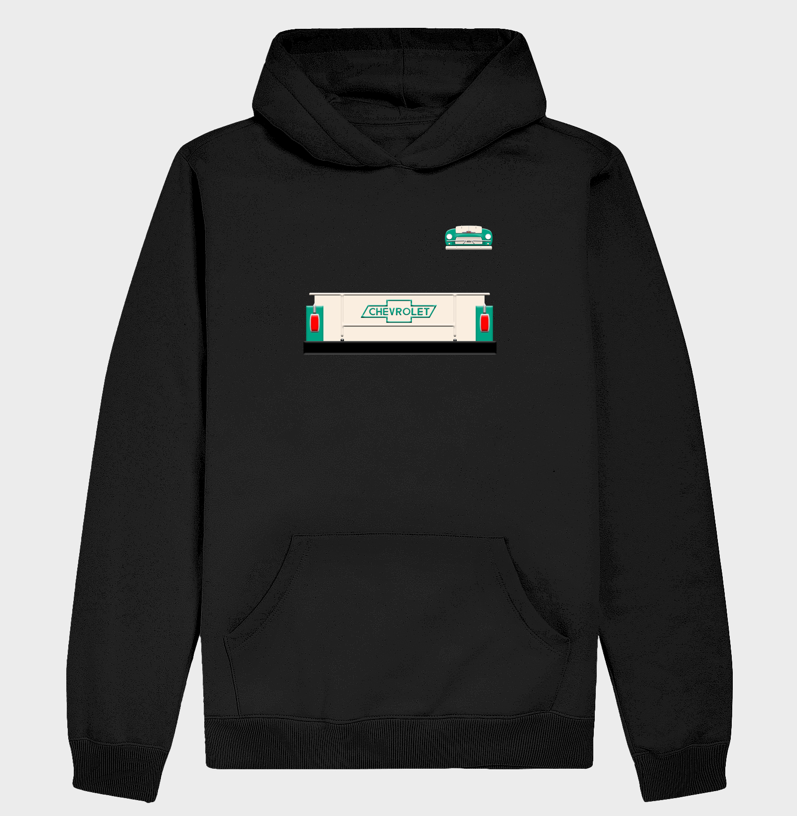 Chevrolet Brasil Traseira e mini frente - Hoodie Moletom
