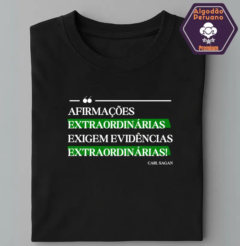 Afirmações e evidências extraordinárias - Carl Sagan