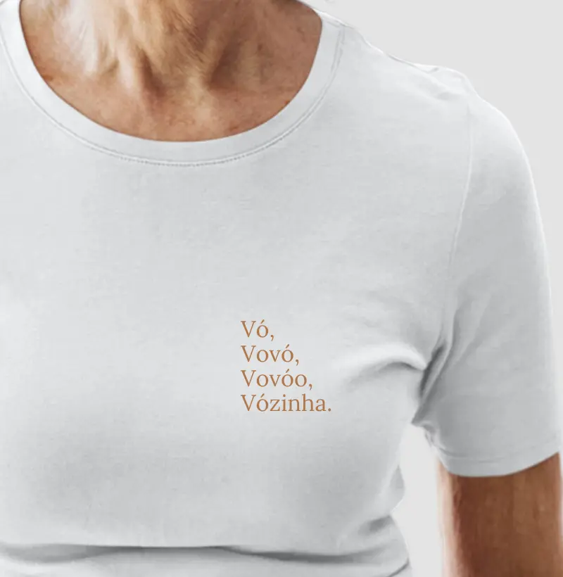 Vó, Vovó, Vovóo, Vózinha. (minimalista)