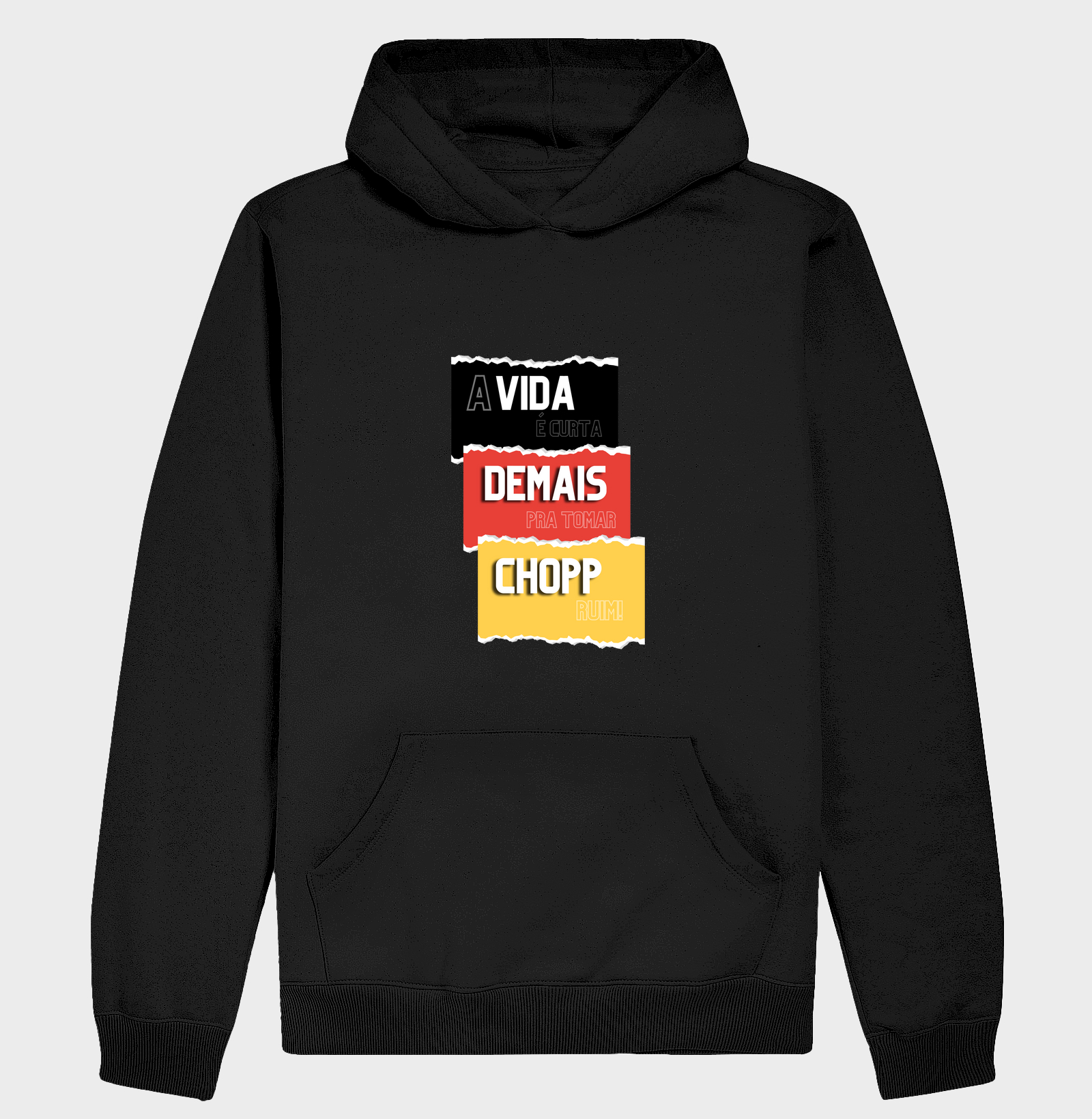 A vida é curta demais pra tomar chopp ruim