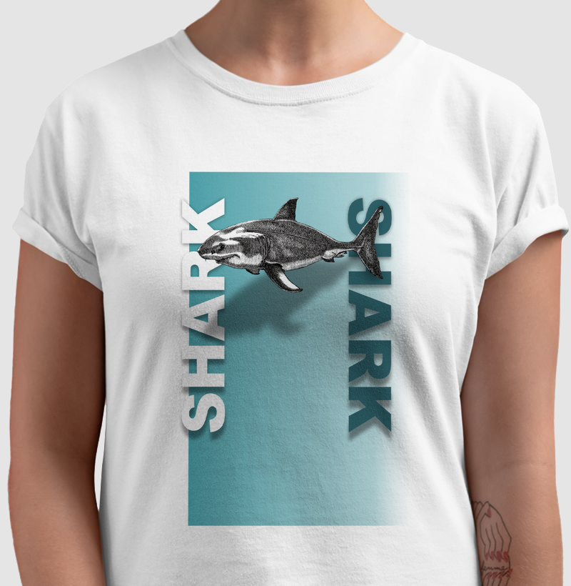 Camiseta O Tubarão