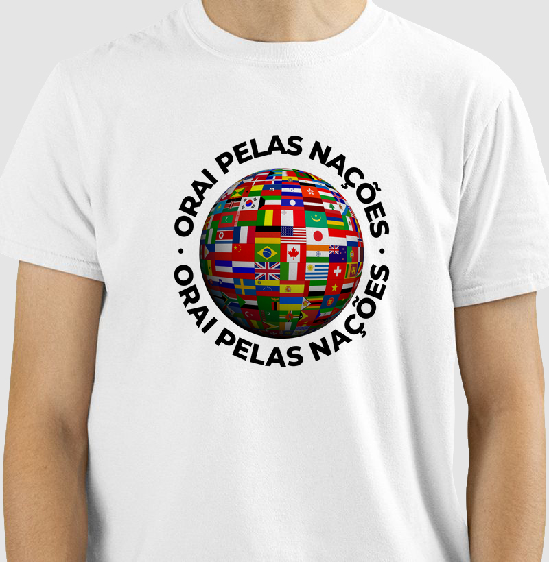 Camiseta "Orai pelas nações"