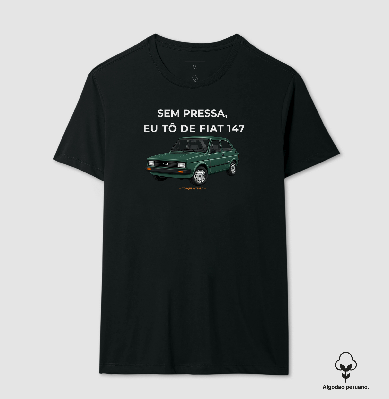 Sem pressa, eu tô de Fiat 147 - Verde
