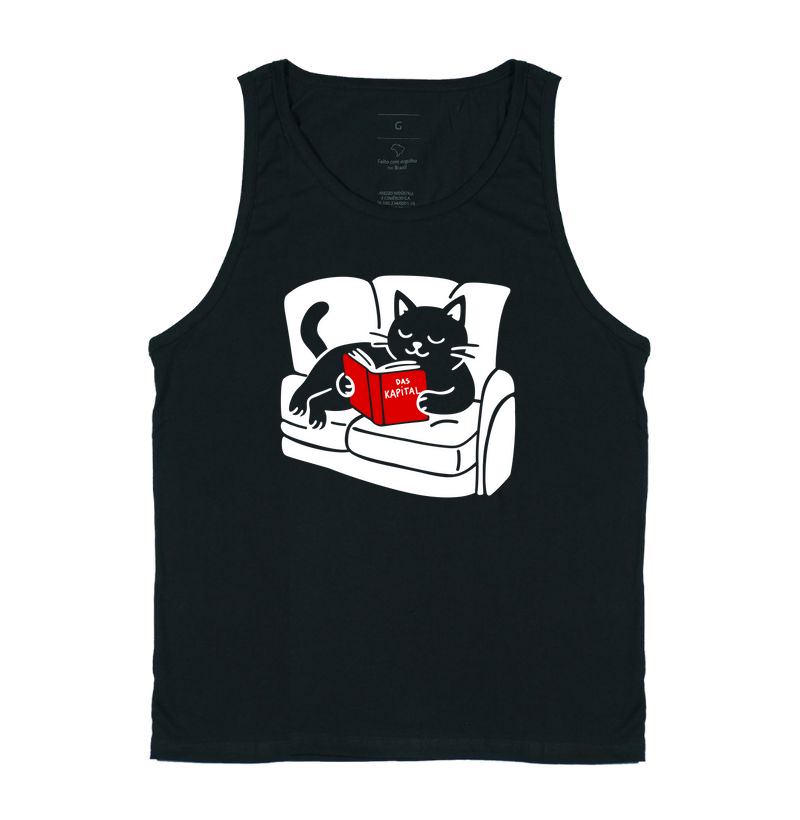 Gato lendo O Capital