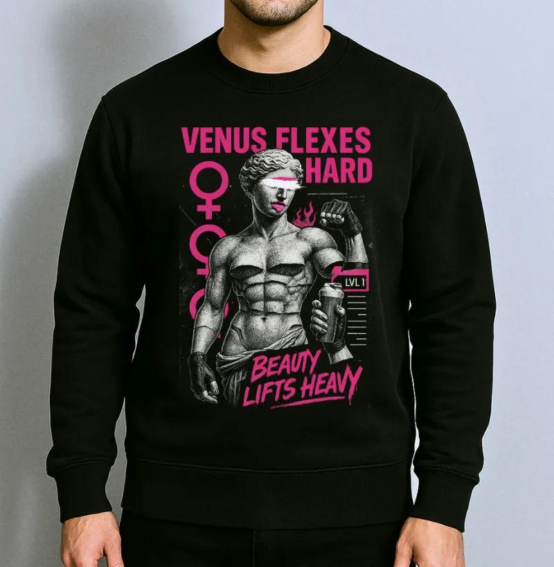 Venus Flexes Hard