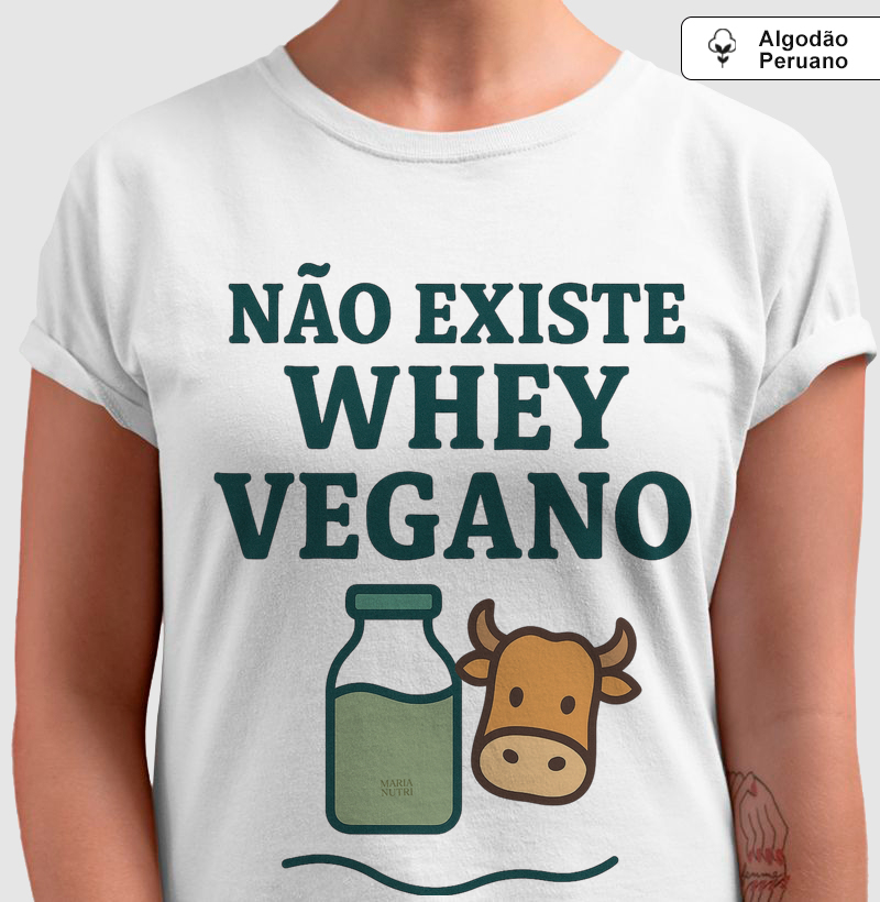 Não existe whey vegano