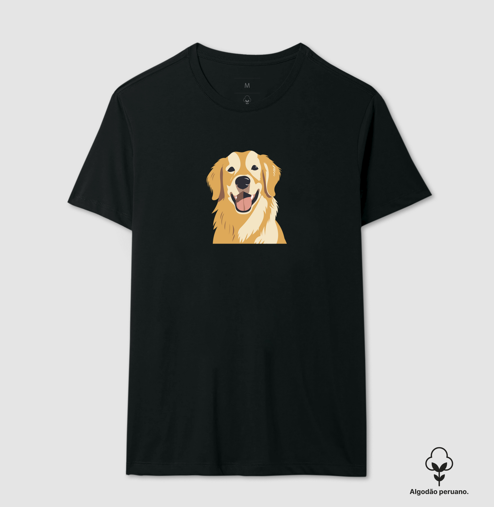 Golden Retriever Sorrindo