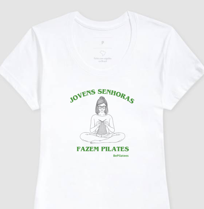 Jovens senhoras fazem Pilates