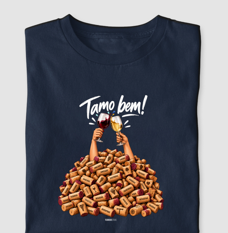 Camiseta “Um Brinde” – Amizade & Wine Lifestyle - Camiseta