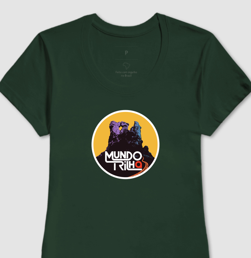 Camiseta Mundo Trilha Cachorrinhos - Feminina
