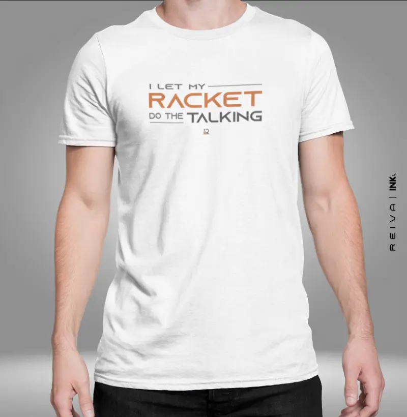 Camiseta Tênis - Racket Do The Talking