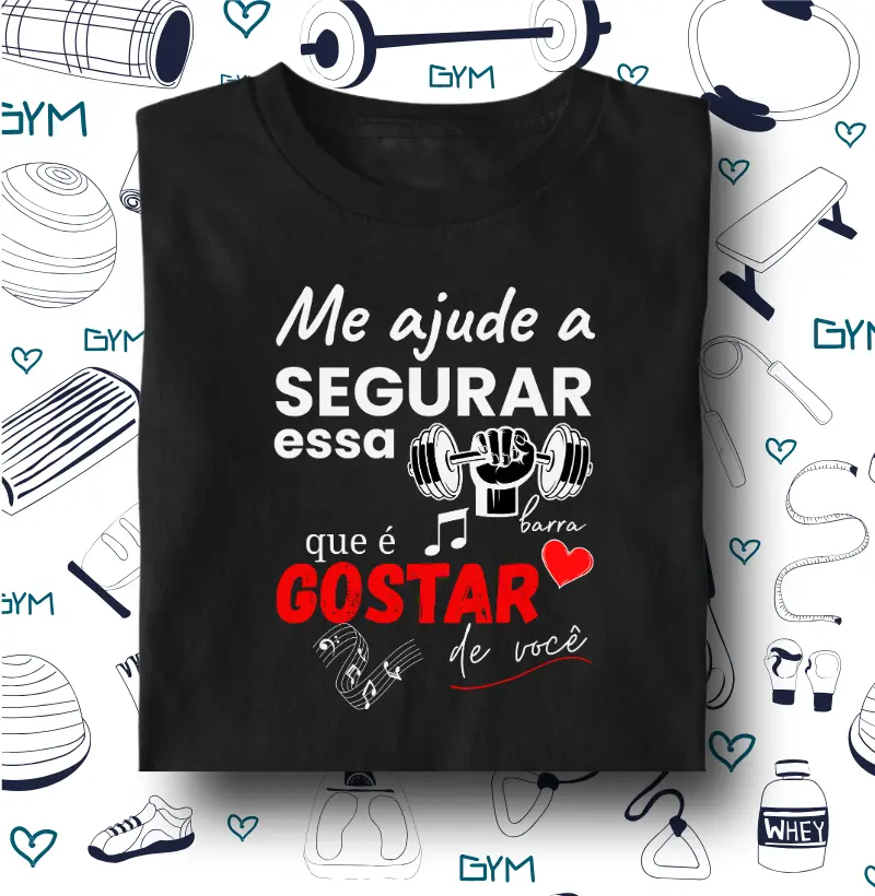 Me ajude a segurar essa barra