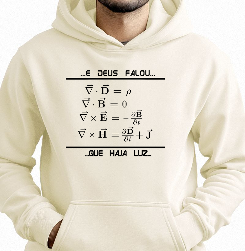 E DEUS Falou - Hoodie Moletom