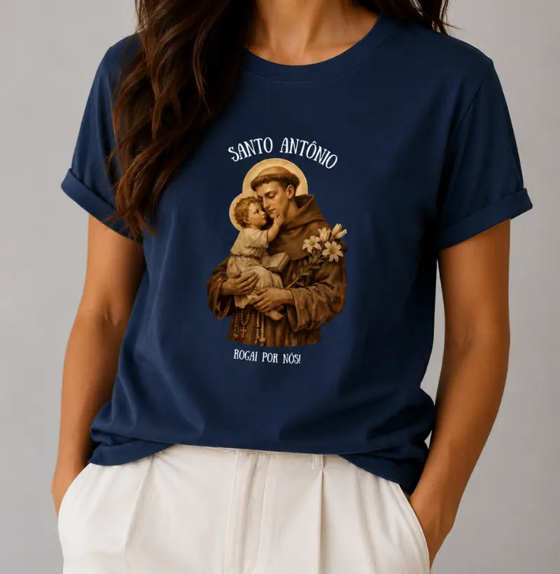 Camiseta Santo Antônio Rogai Por Nós