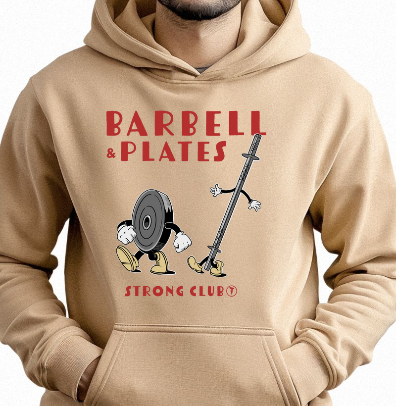 Moletom Barbell & Plates Strong Club