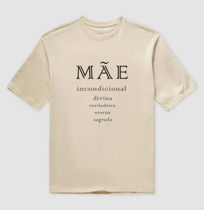 Mãe • Amor Incondicional (oversized)