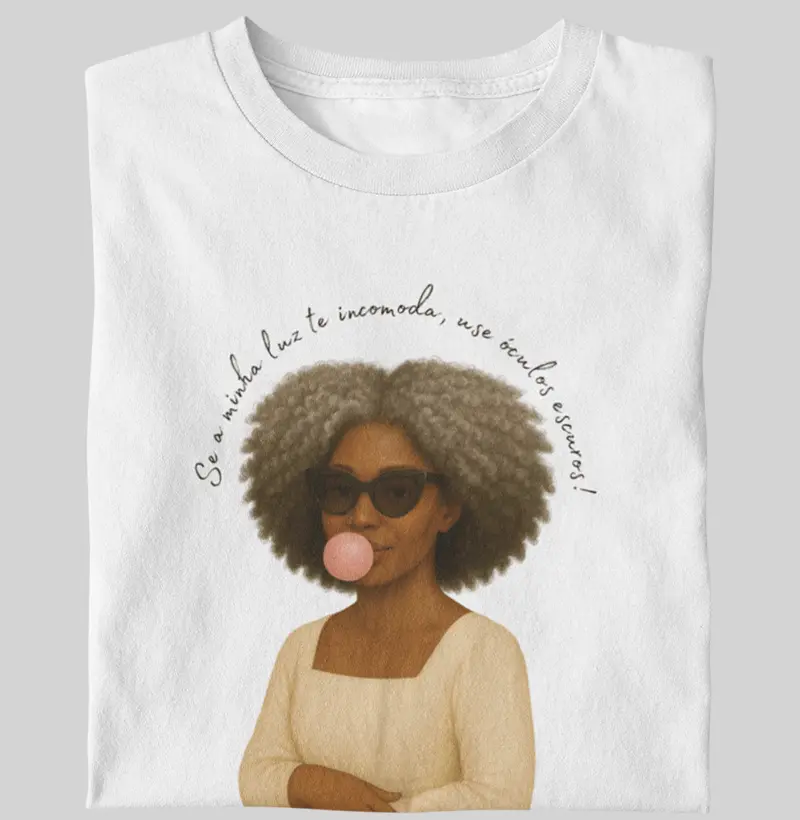 Se a minha luz te incomoda, use óculos escuros! (Black Grisalha)