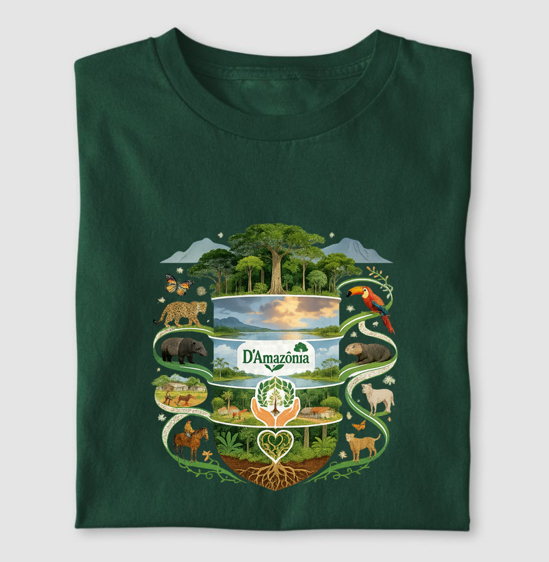 Levo a Amazônia no peito 