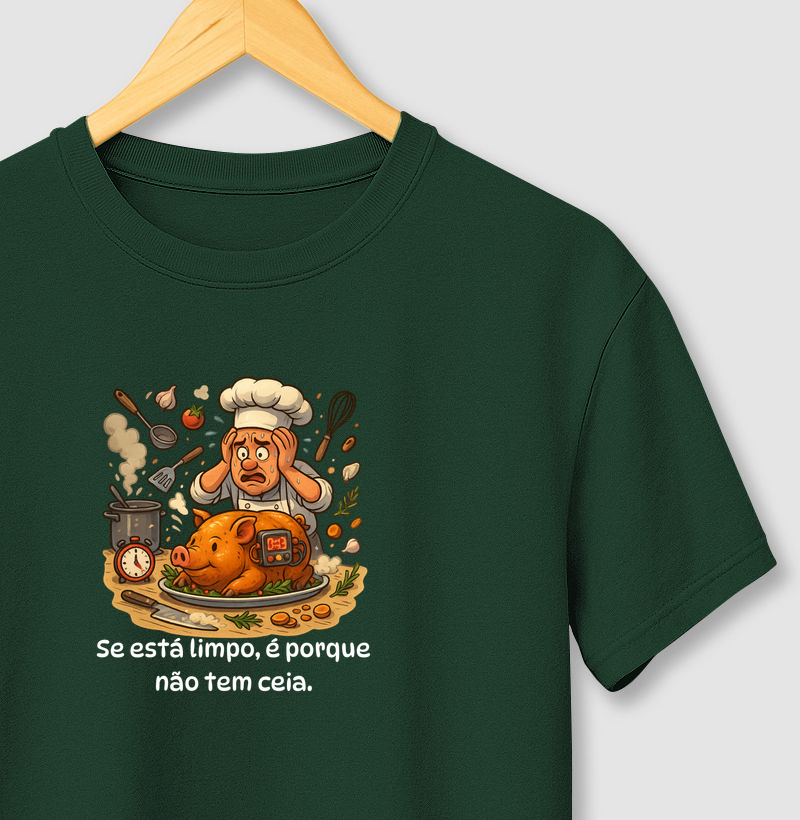 Se está limpo, é porque não tem ceia.