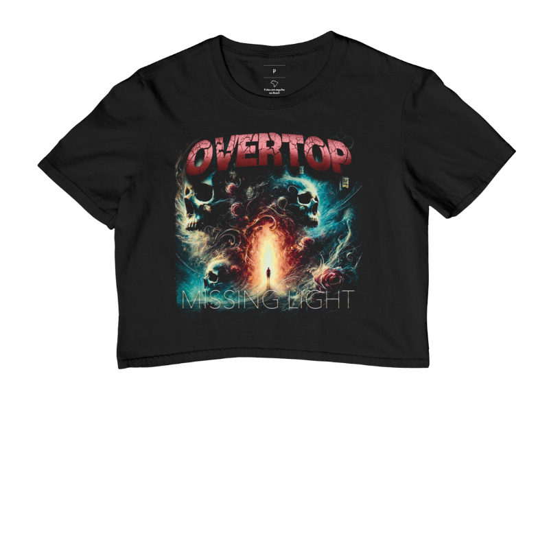 Camiseta Cropped - Overtop Missing Light
