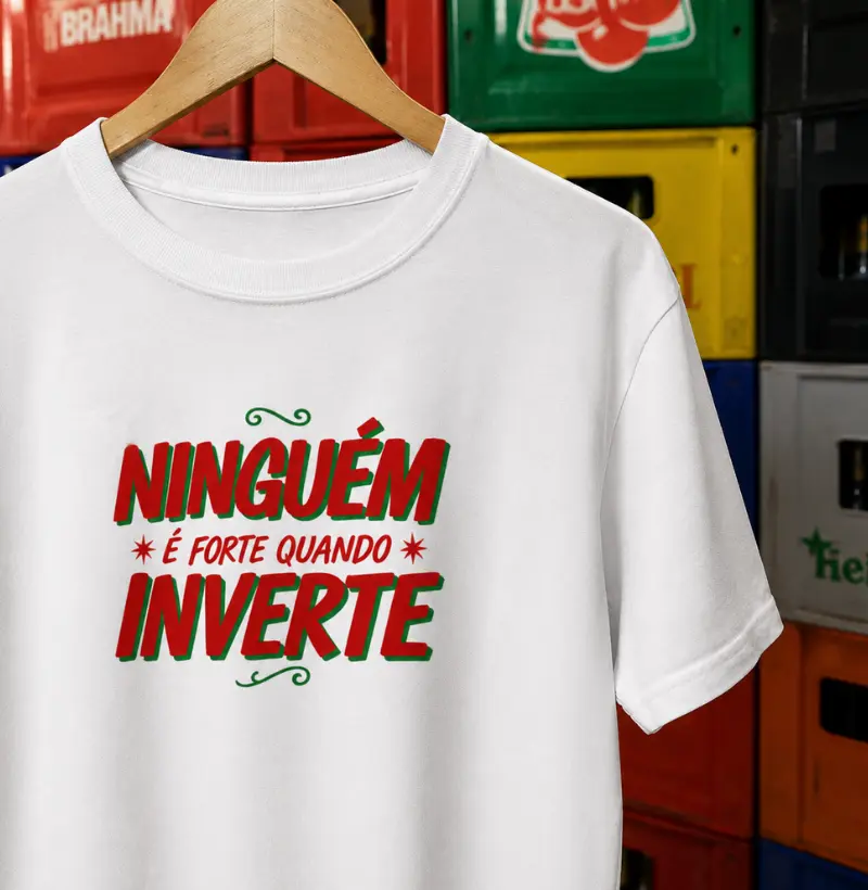 Ninguém é forte quando inverte