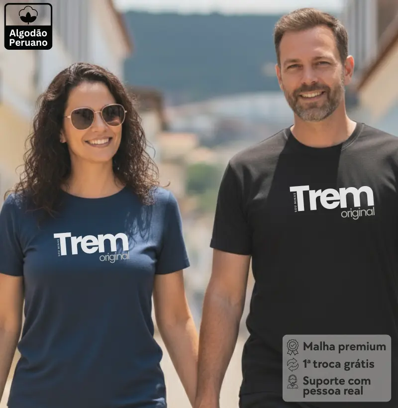 Camiseta Mineirês | Trem Original (Expressão MG) - Algodão Peruano