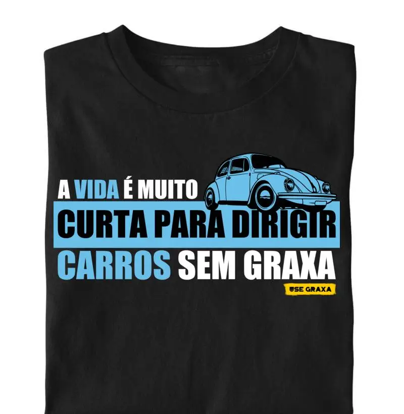 A Vida é Muito Curta Fusca Azul