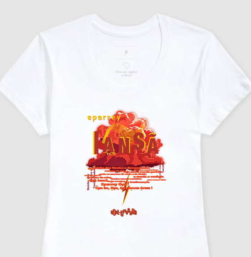 camiseta IANSÃ oração feminina