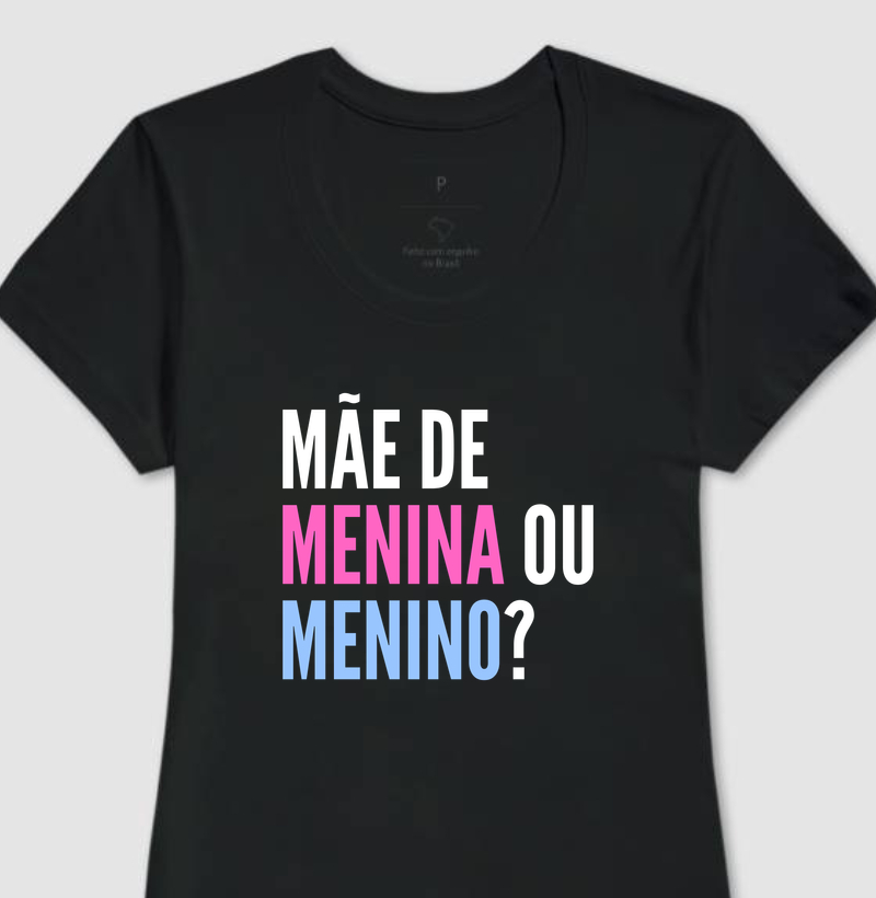 Camiseta Chá Revelação - Fem. Maior