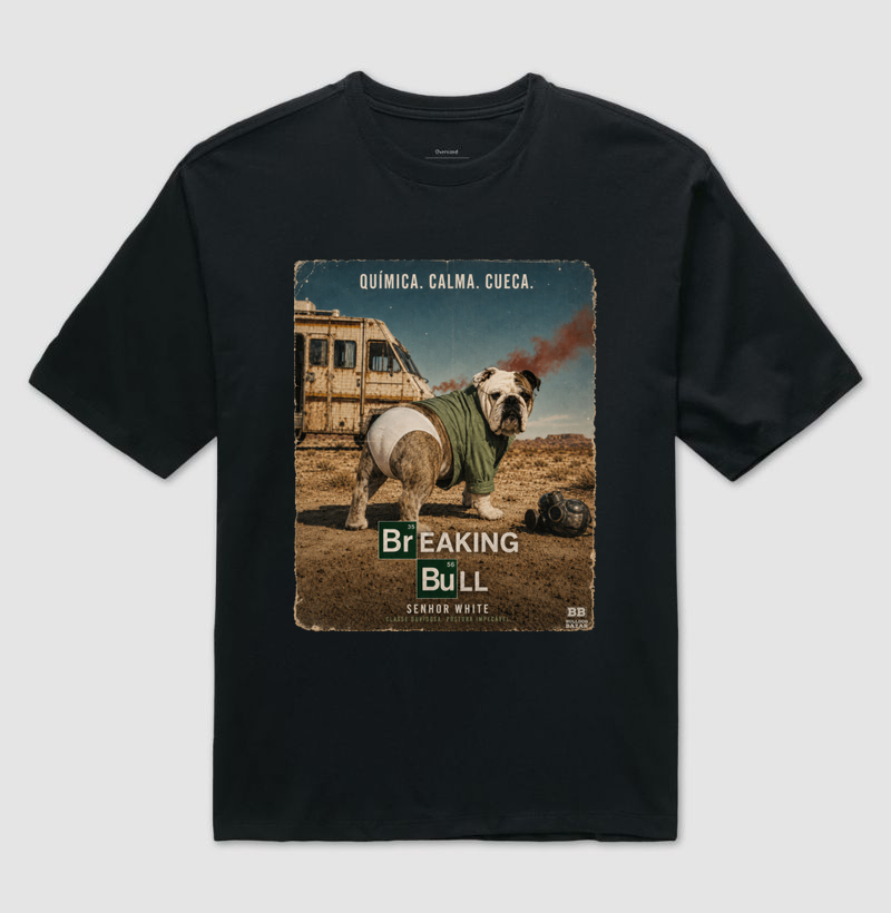 Ingles - Breaking Bull - Camiseta Oversized