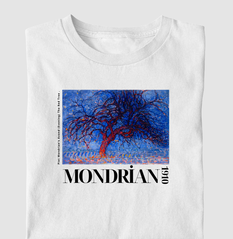 A Árvore Vermelha (1910) - Mondrian