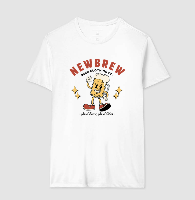 Good Beers, Good Vibes - New Brew - Camiseta