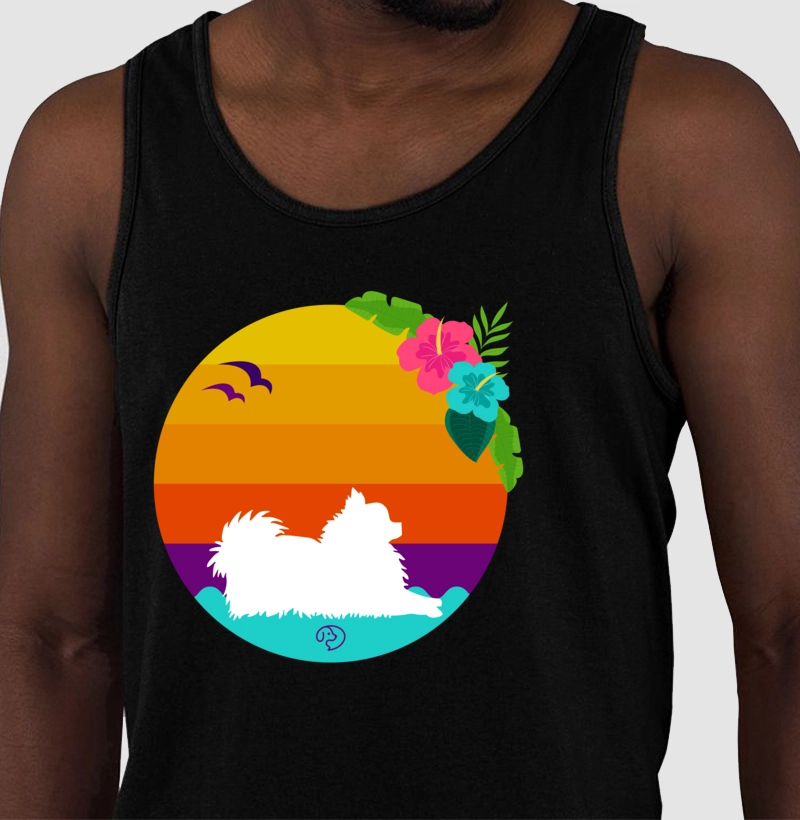 Spitz Alemão Sunset