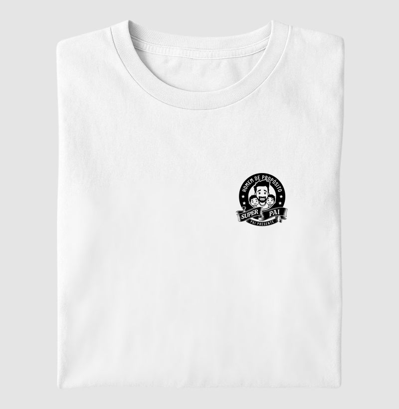 Camiseta Masculina Homem de propósito, pai presente.