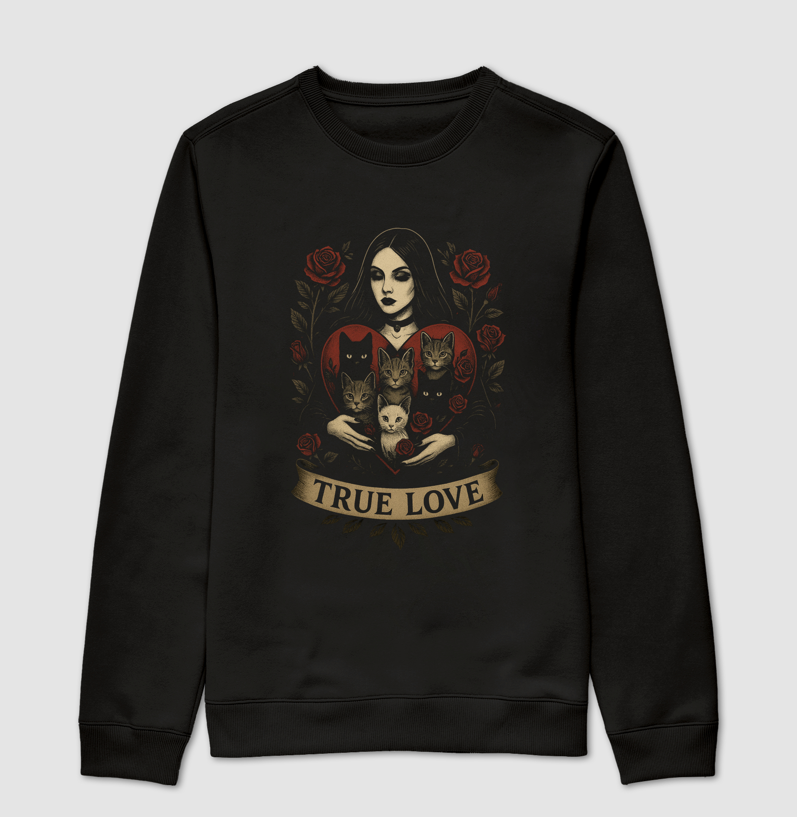 The Catmother’s Heart - Suéter Moletom