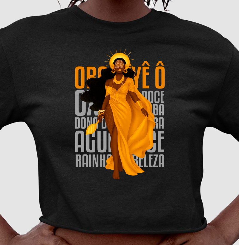 Cropped - Coleção Orixás - Oxum
