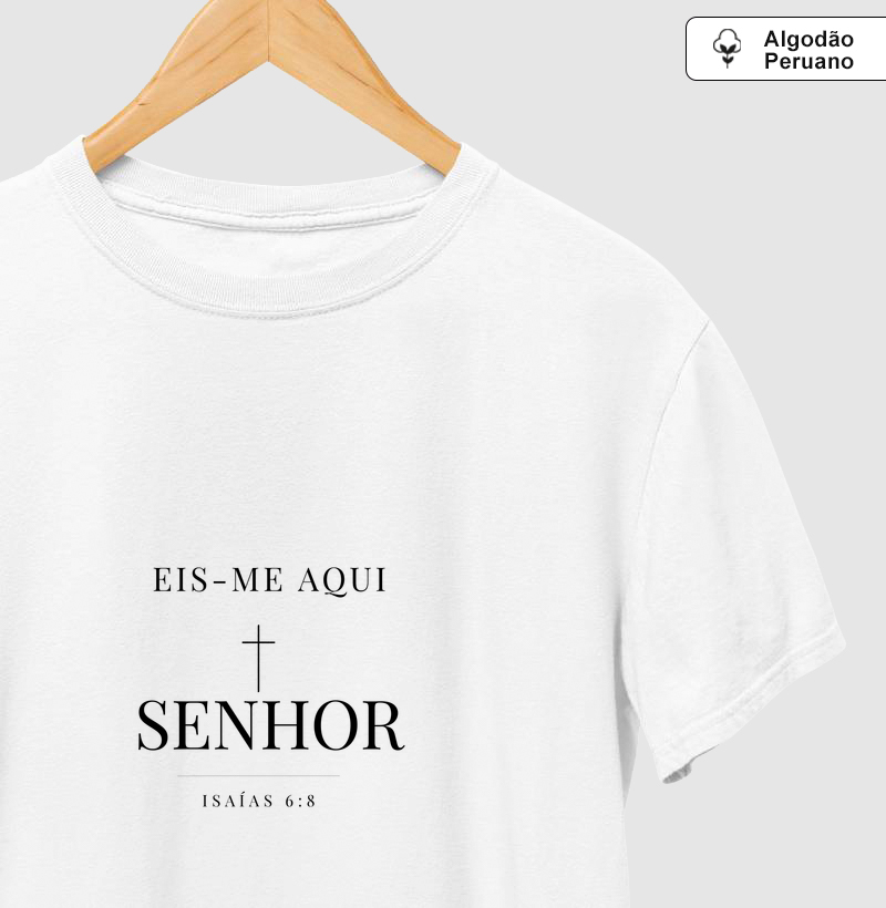 Camiseta Isaías 6:8 Minimal