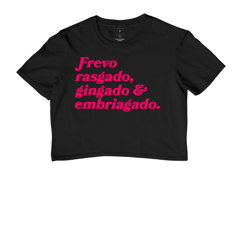Camiseta Frevo Rasgado, Gingado & Embriagado